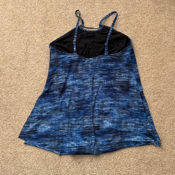 Magicsuit Jean Parker Underwire Side Tie Hardware Blue One Piece Swimsuit 12 - Picture 7 of 13